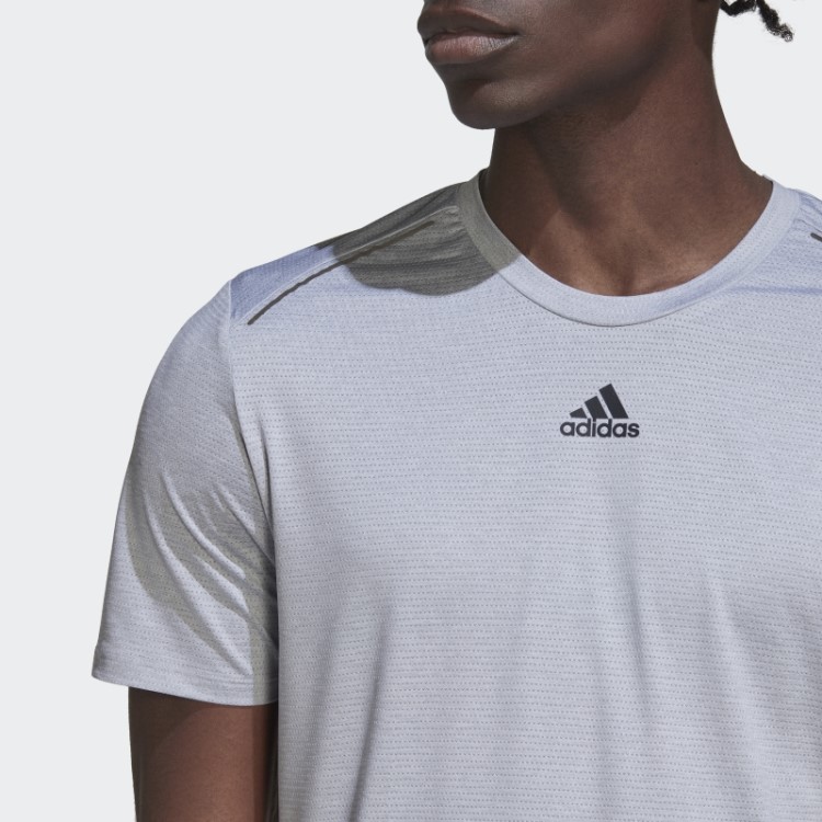 Camiseta De Treino Hiit Prata Adidas