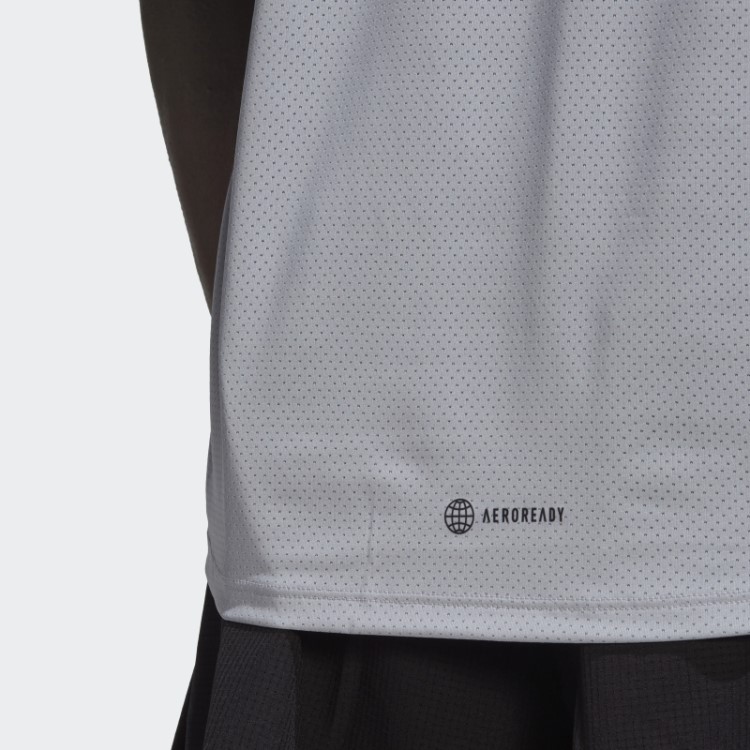 Camiseta De Treino Hiit Prata Adidas