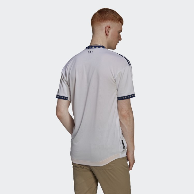 Branco La Galaxy 22/23 Home Autêntico Jersey Adidas