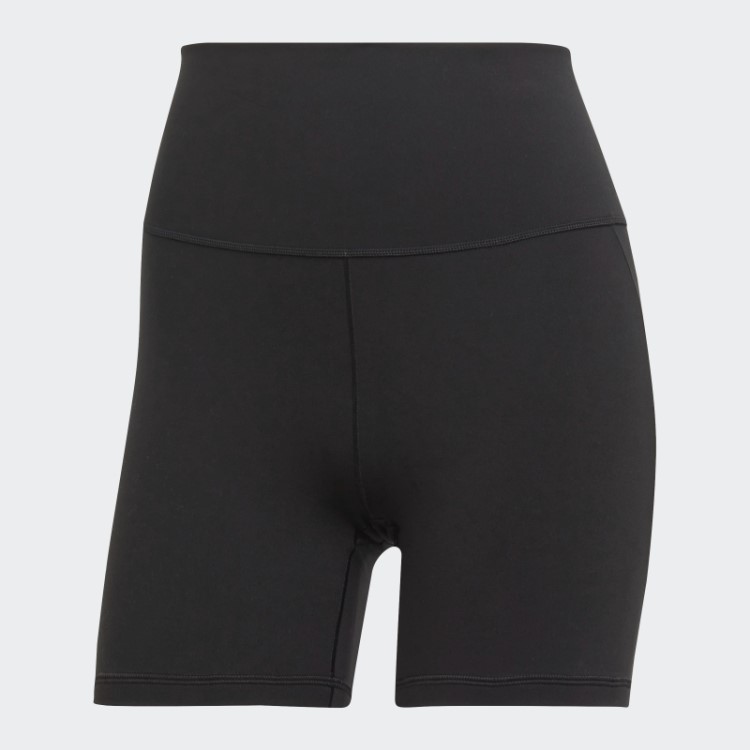 Leggings Curtas De 12 Cm Adidas Black Yoga Studio