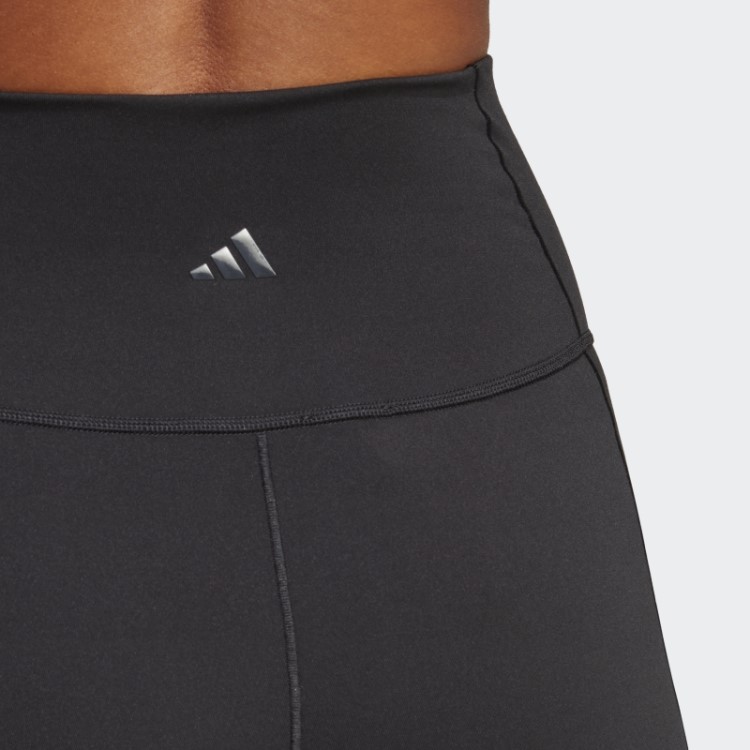 Leggings Curtas De 12 Cm Adidas Black Yoga Studio