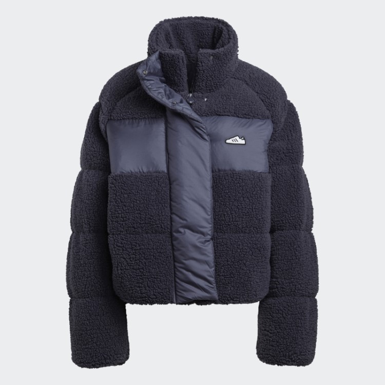 Jaqueta Puffer Azul Marinho Adidas