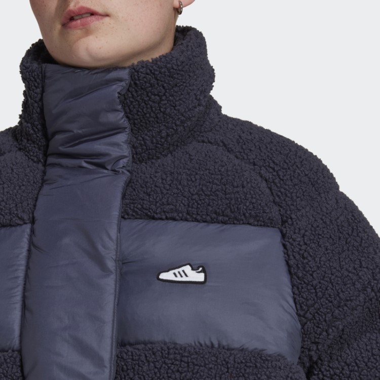 Jaqueta Puffer Azul Marinho Adidas