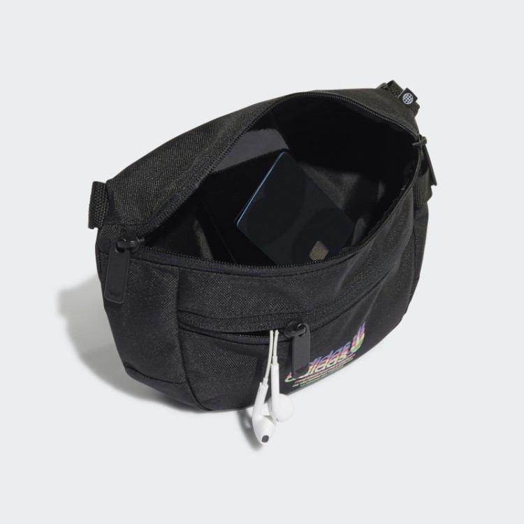 Bolsa De Cintura Hiperreal Adidas Preta