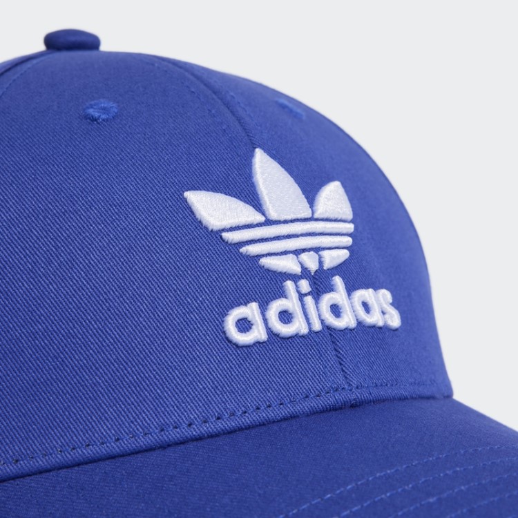 Boné De Beisebol Azul Adidas Trefoil