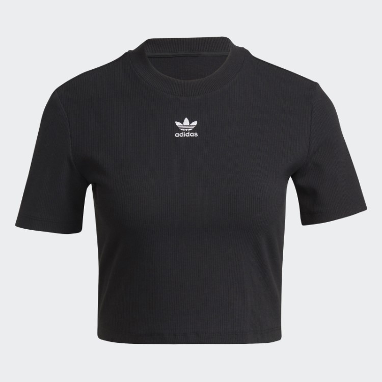 Adidas Adicolor Essentials Camiseta Preta Canelada