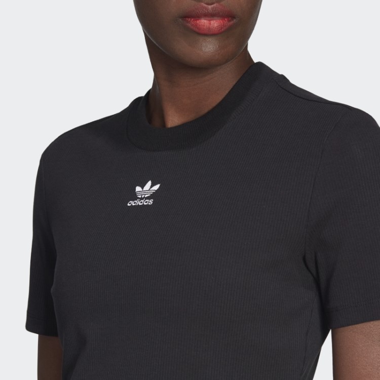 Adidas Adicolor Essentials Camiseta Preta Canelada