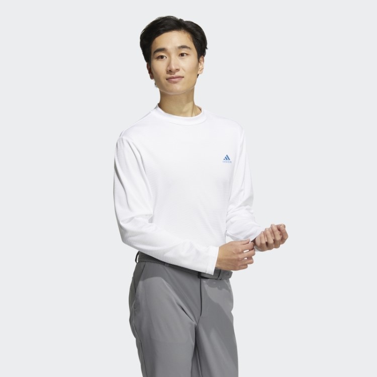 Branca Feita Para Ser Refeita Camisa De Manga Longa Gola Alta Adidas