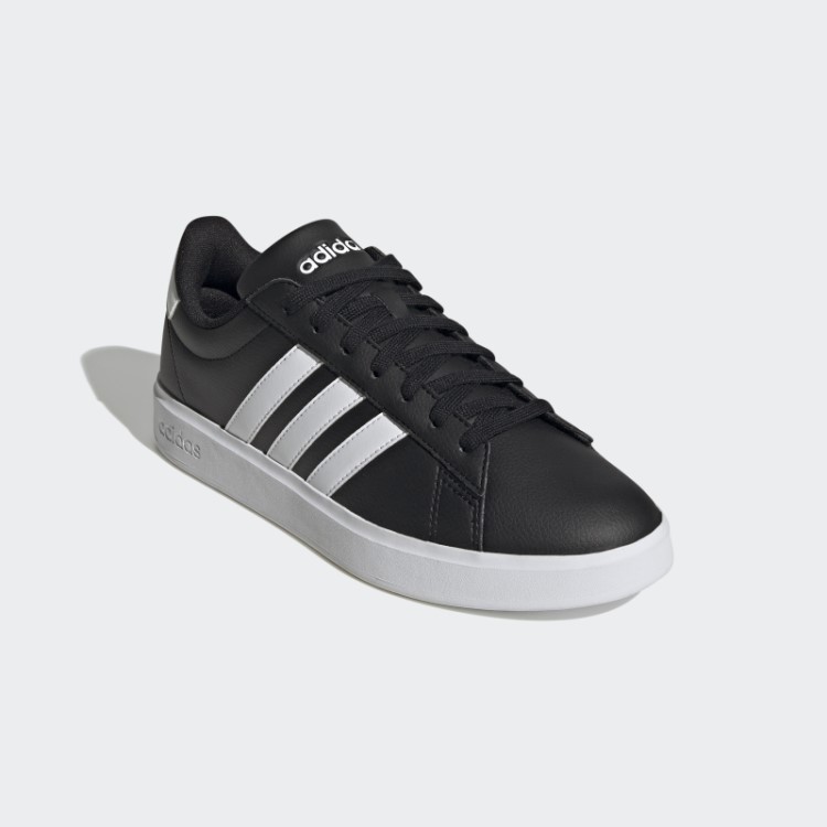Tênis Preto Adidas Grand Court Cloudfoam Comfort