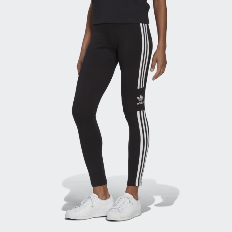 Meia Calça Trefoil Adidas Black Fashion