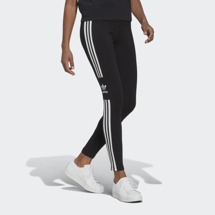 Meia Calça Trefoil Adidas Black Fashion