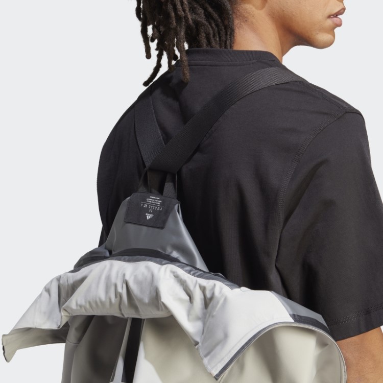 Jaqueta Adidas Myshelter Rain.rdy Cinza Metálico