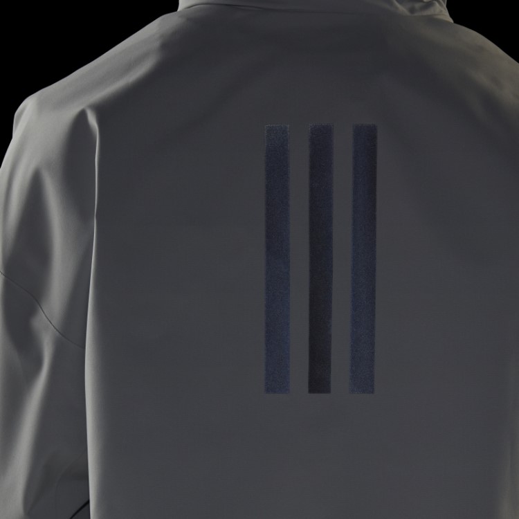 Jaqueta Adidas Myshelter Rain.rdy Cinza Metálico