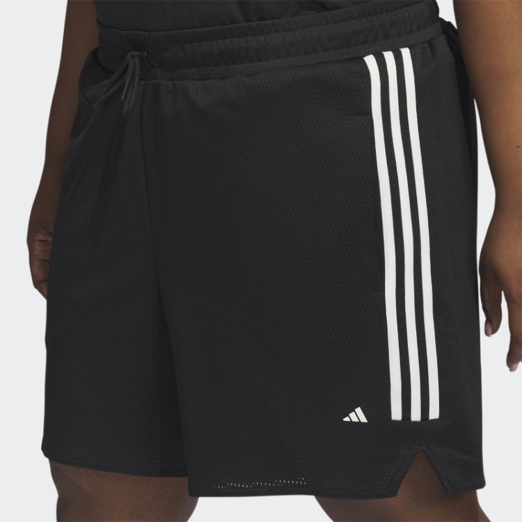Bermuda De Basquete Preta Select Com As 3 Listras (tamanho Grande) Adidas
