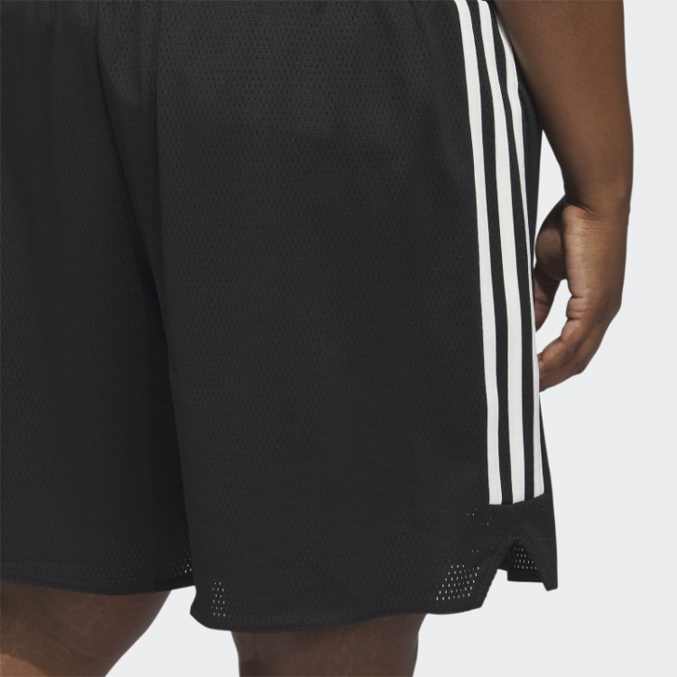 Bermuda De Basquete Preta Select Com As 3 Listras (tamanho Grande) Adidas