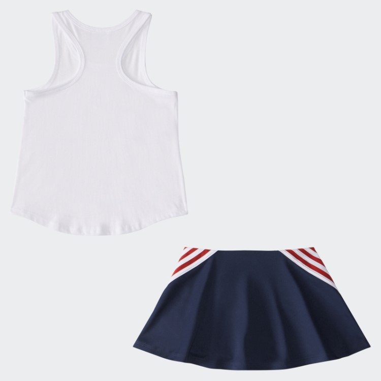 Conjunto Skort Branco Ig Tank Clrblk Adidas