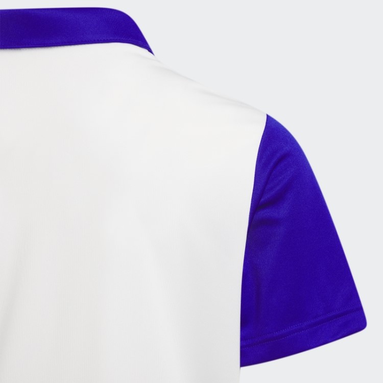 Camisa Polo Azul Adidas Com Estampa Camuflada