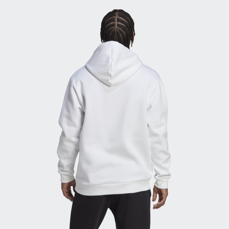 Moletom French Terry Com Estampa Camuflada Adidas White Essentials