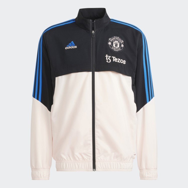 Preto Adidas Manchester United Condivo 22 Apresentação Faixa Superior