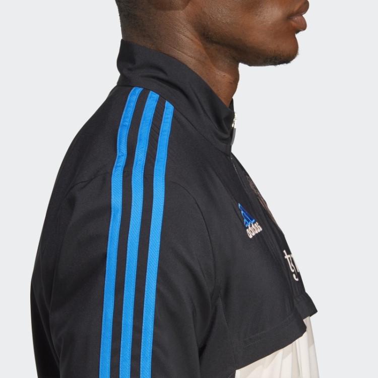 Preto Adidas Manchester United Condivo 22 Apresentação Faixa Superior