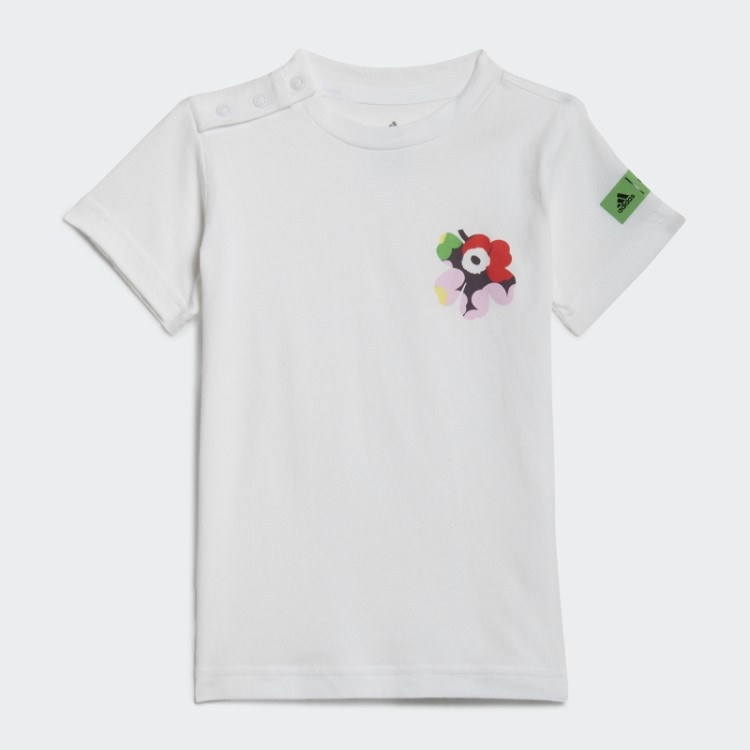 Conjunto De Meia-calça De Verão Adidas X Marimekko Fashion Branco