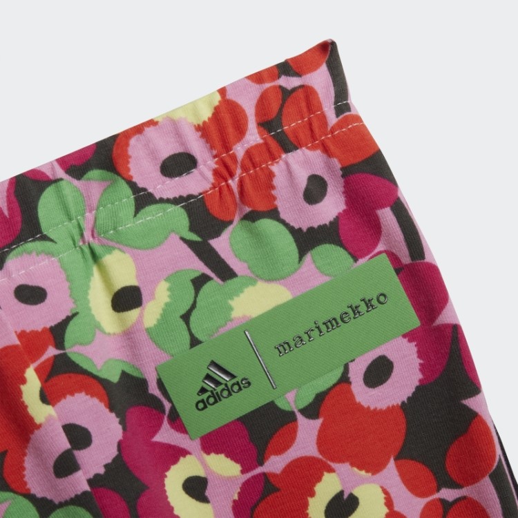 Conjunto De Meia-calça De Verão Adidas X Marimekko Fashion Branco