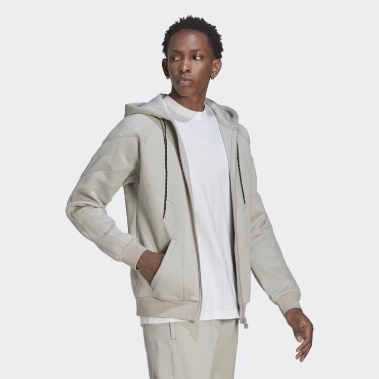 Adidas Rekive Moletom Com Capuz Cinza Metal Fashion