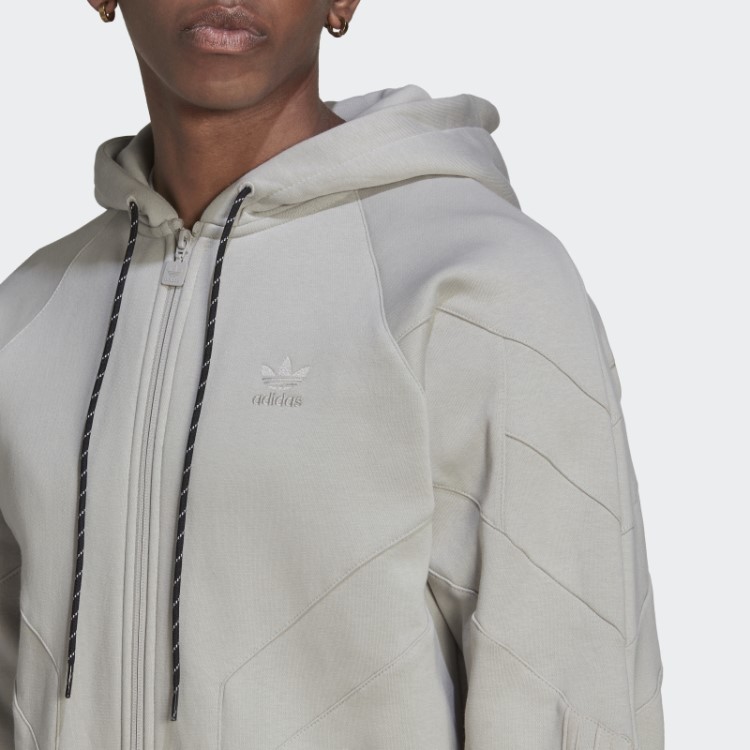 Adidas Rekive Moletom Com Capuz Cinza Metal Fashion