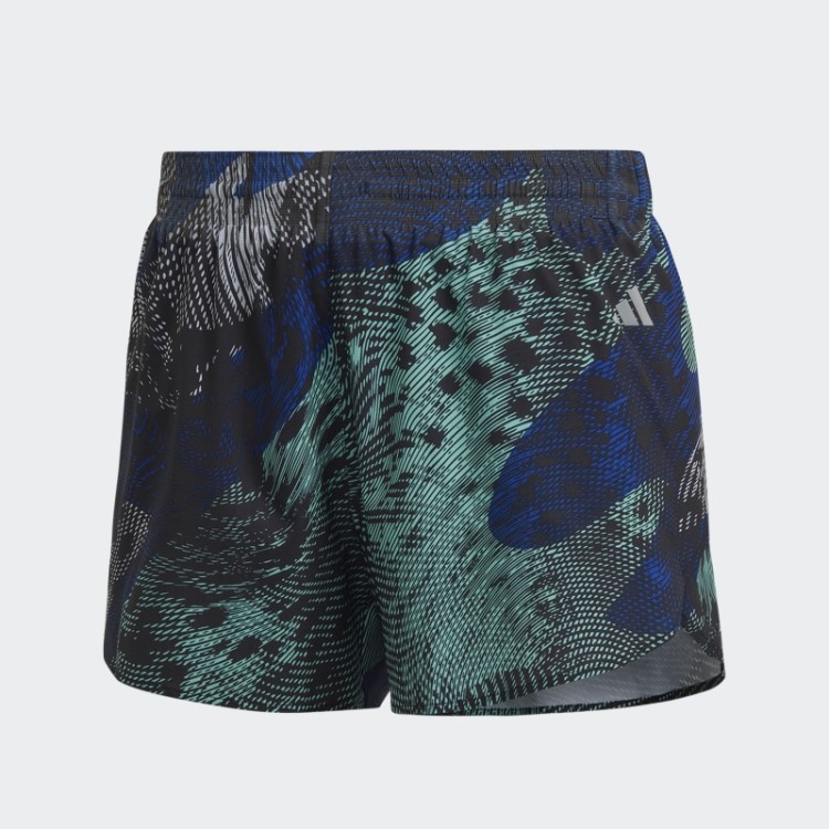 Calção De Corrida Dividido Adidas Adizero Verde