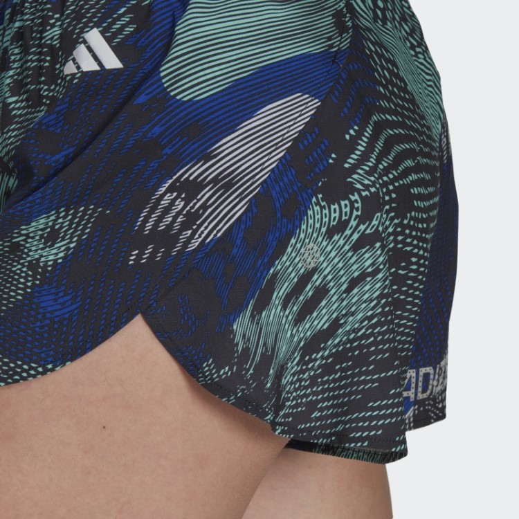 Calção De Corrida Dividido Adidas Adizero Verde