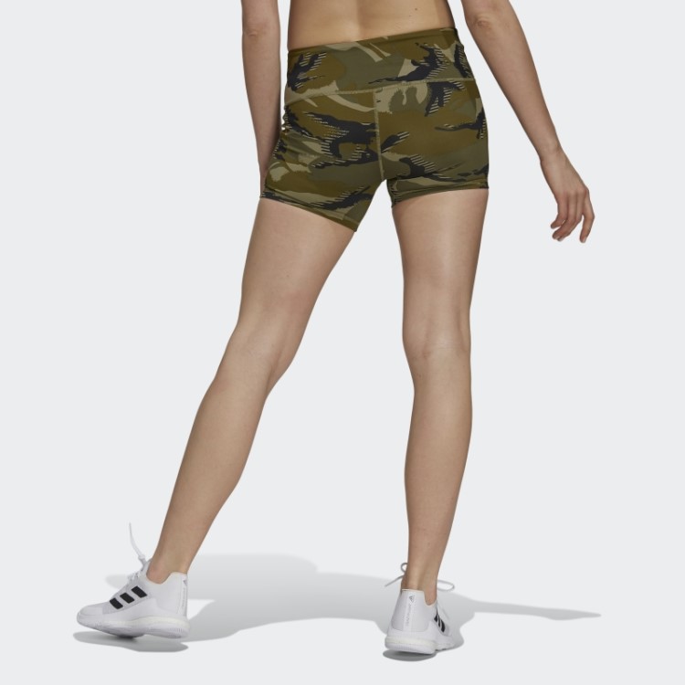 Meia-calça Camuflada Orbit Verde De 4 Polegadas Adidas
