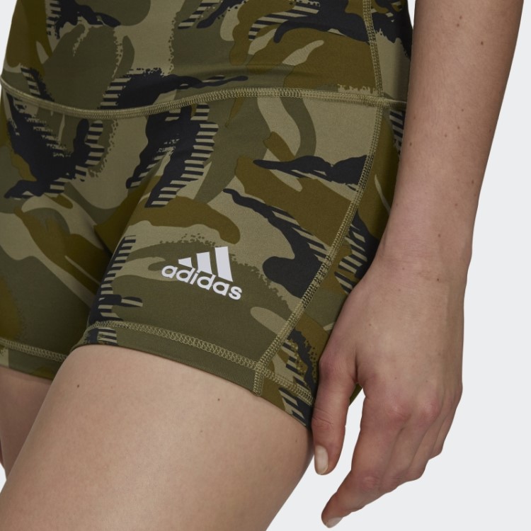 Meia-calça Camuflada Orbit Verde De 4 Polegadas Adidas