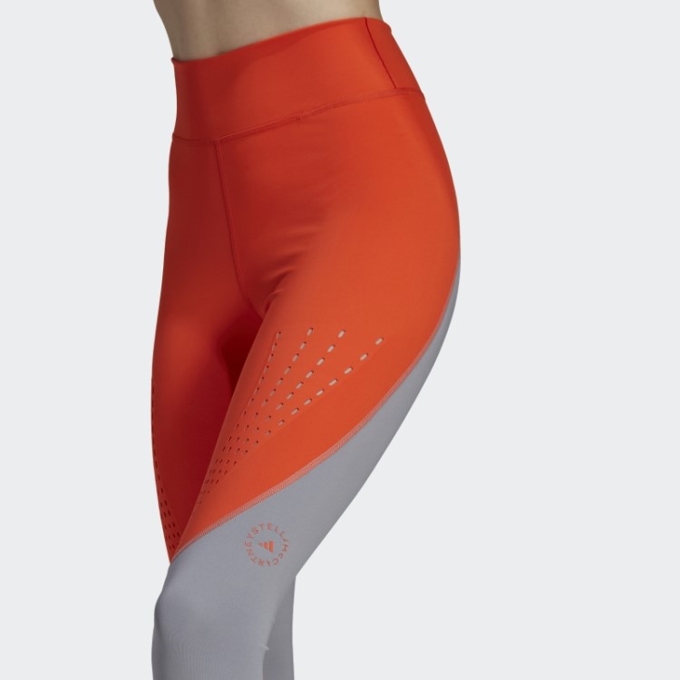 Leggings De Treino Truepurpose Adidas By Stella Mccartney Laranja Quente
