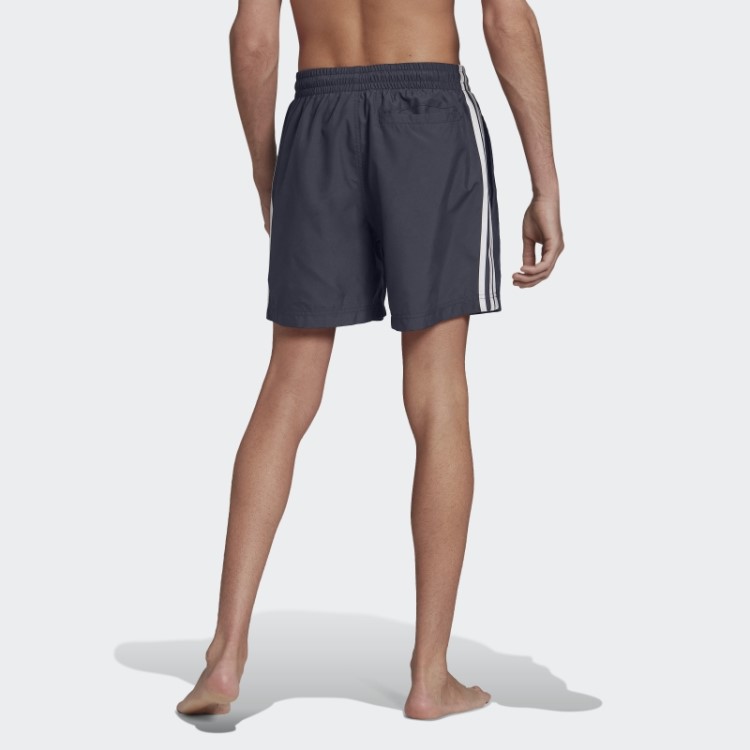 Short De Natação Adidas Navy Adicolor Classics Com As Três Listras