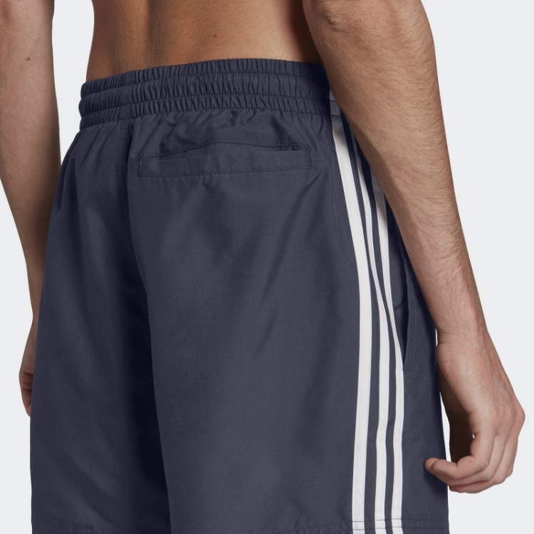 Short De Natação Adidas Navy Adicolor Classics Com As Três Listras