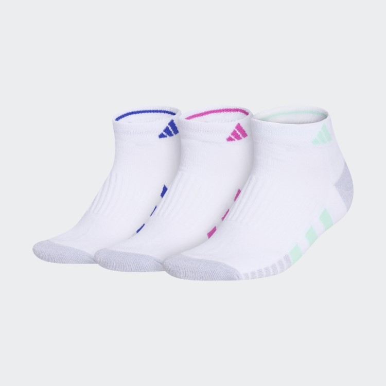 Onix Adidas Meias De Cano Baixo Almofadadas 3 Pares
