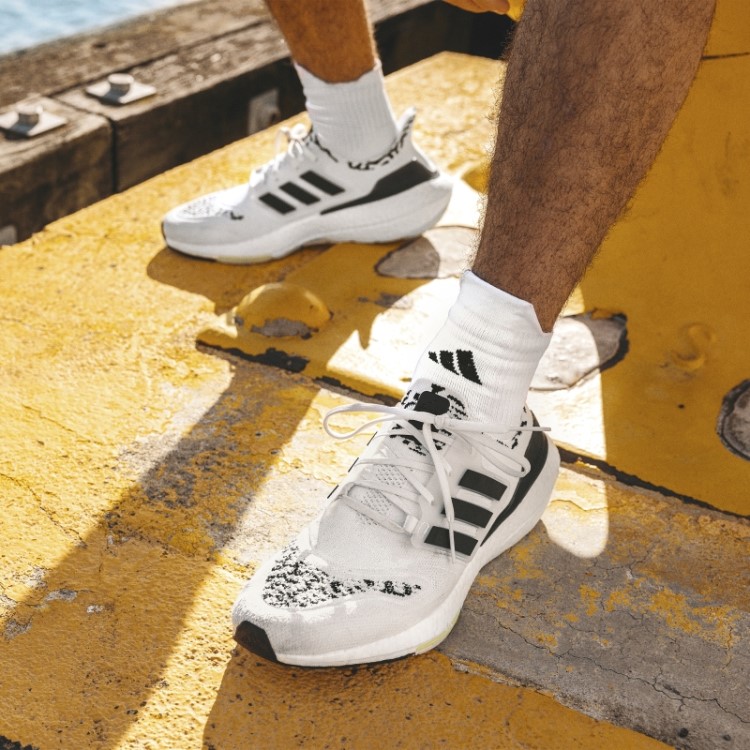 Meias Brancas Adidas Running X Supernova Quarter Performance