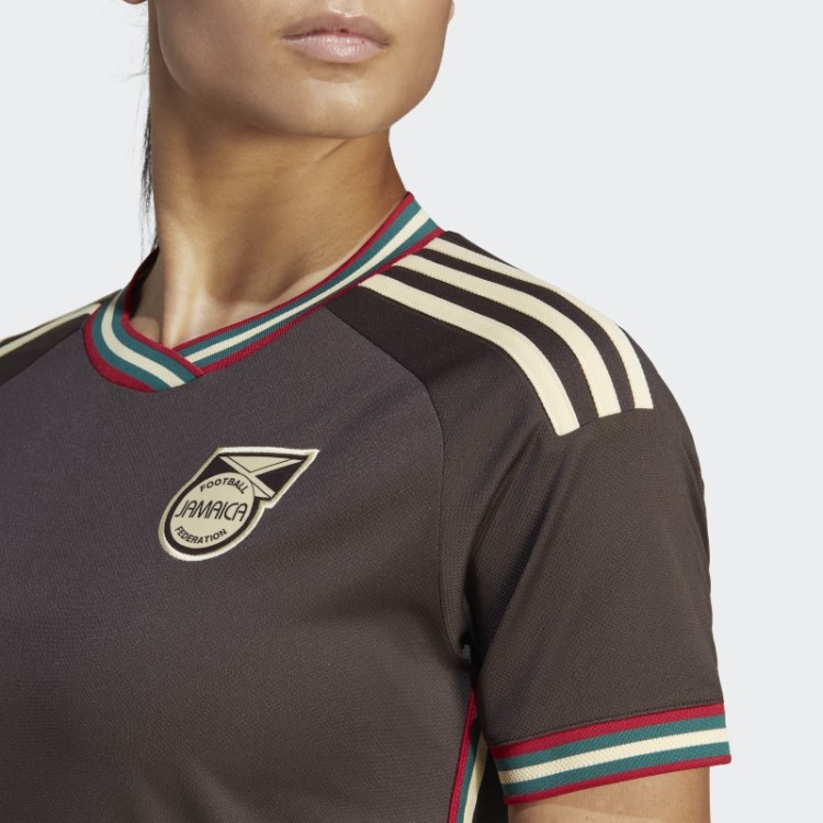 Camisa Adidas Night Brown Jamaica 23 Fora