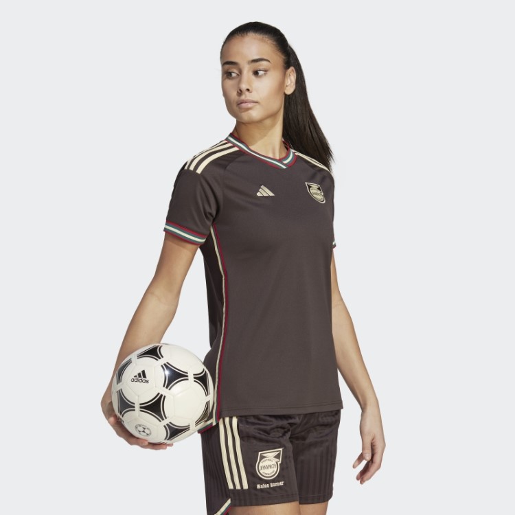 Camisa Adidas Night Brown Jamaica 23 Fora