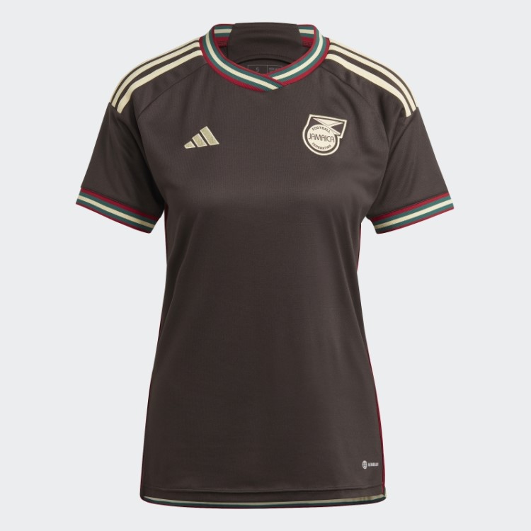 Camisa Adidas Night Brown Jamaica 23 Fora