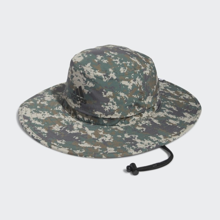 Chapéu De Sol De Golfe De Aba Larga Camuflagem Digital Adidas