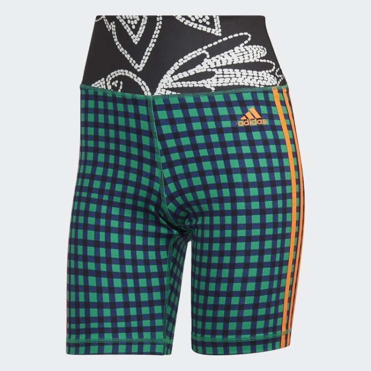 Bermuda Bike Farm Rio Adidas Verde Ousado