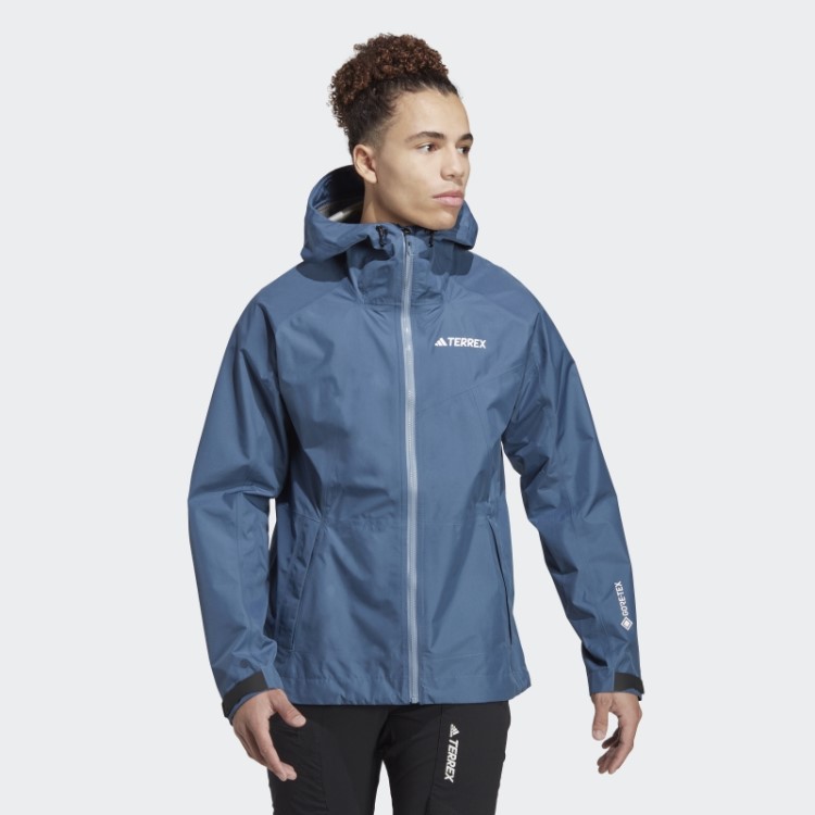 Jaqueta De Chuva Adidas Terrex Xperior Gore-tex Paclite Aço