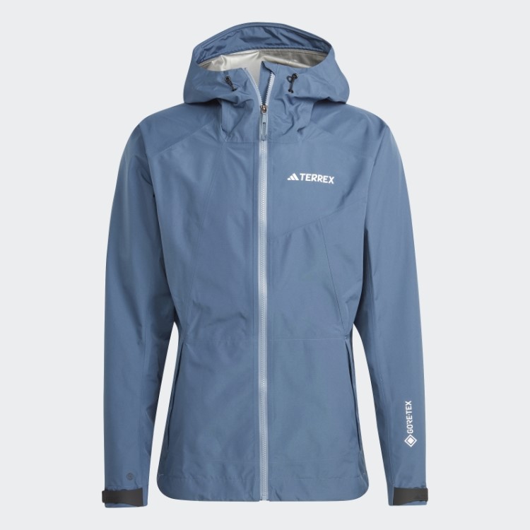 Jaqueta De Chuva Adidas Terrex Xperior Gore-tex Paclite Aço