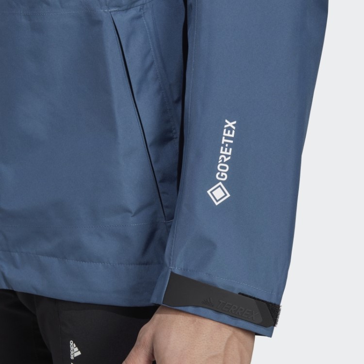 Jaqueta De Chuva Adidas Terrex Xperior Gore-tex Paclite Aço