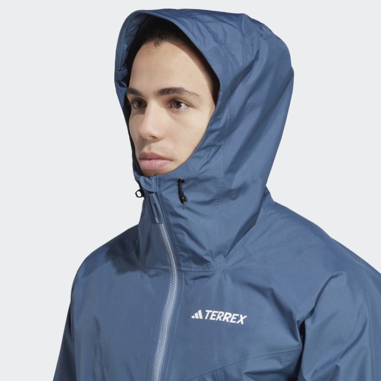 Jaqueta De Chuva Adidas Terrex Xperior Gore-tex Paclite Aço