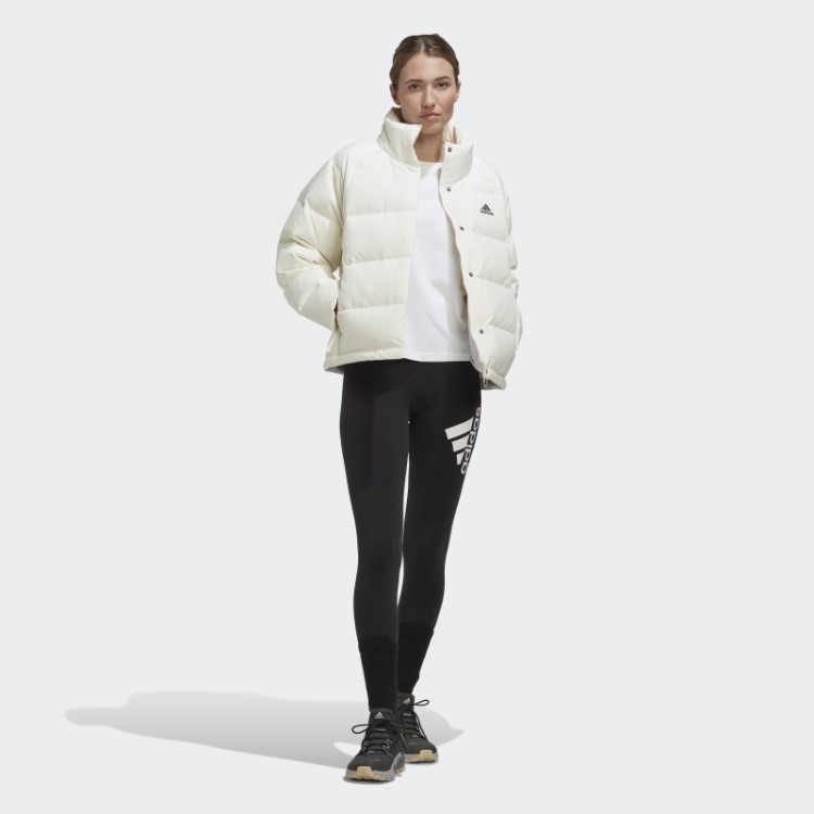 Jaqueta Branca Adidas Helionic Relaxada