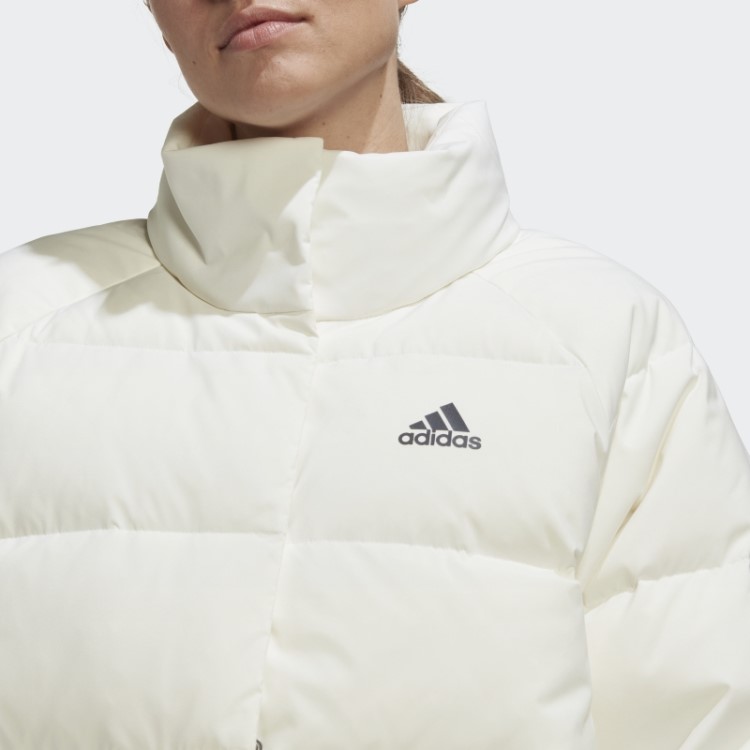 Jaqueta Branca Adidas Helionic Relaxada