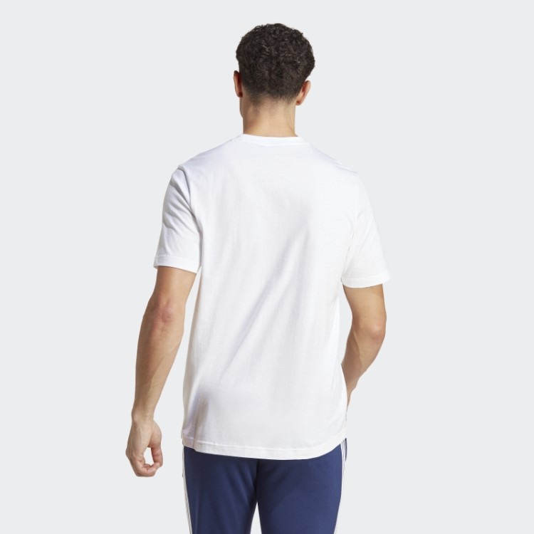 Camiseta Estampada Italia Branca Adidas