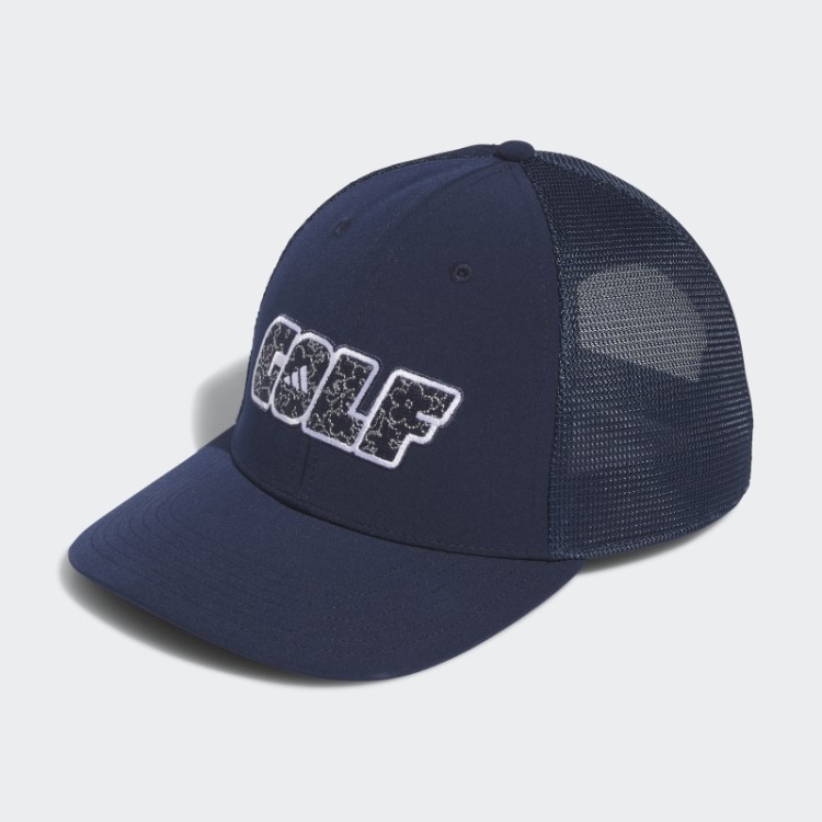 Boné Camionista De Perfil Baixo Azul Marinho Adidas Golf